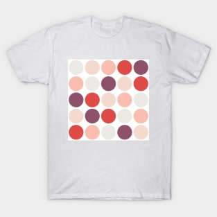 Colorful Polka Dots pattern T-Shirt